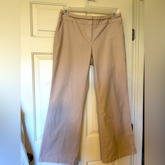Apostrophe Stretch Trousers Pants SZ10 Beige/Cream Comfy Casual Work Play Beach - Picture 1 of 15